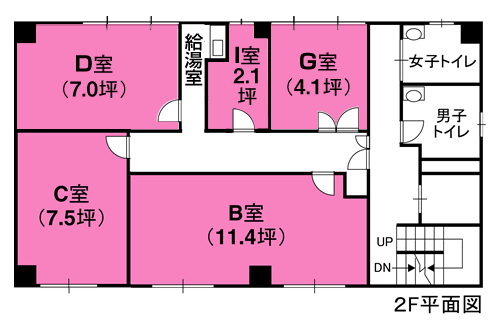 SAKURA-N33フロアーマップ2F