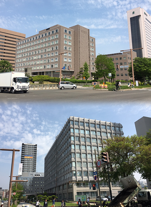 札幌の官公庁が集まる