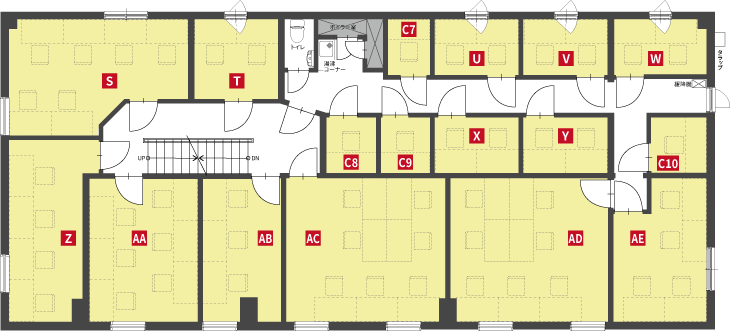 KANTINE MISONO 3Fフロアーマップ